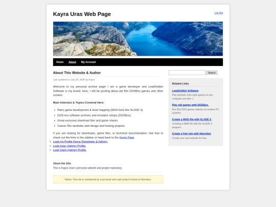 aboutkayraweb screenshot