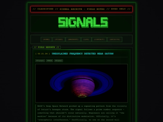 Website screenshot