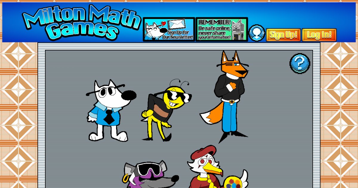 Homepage - Milton Math Games