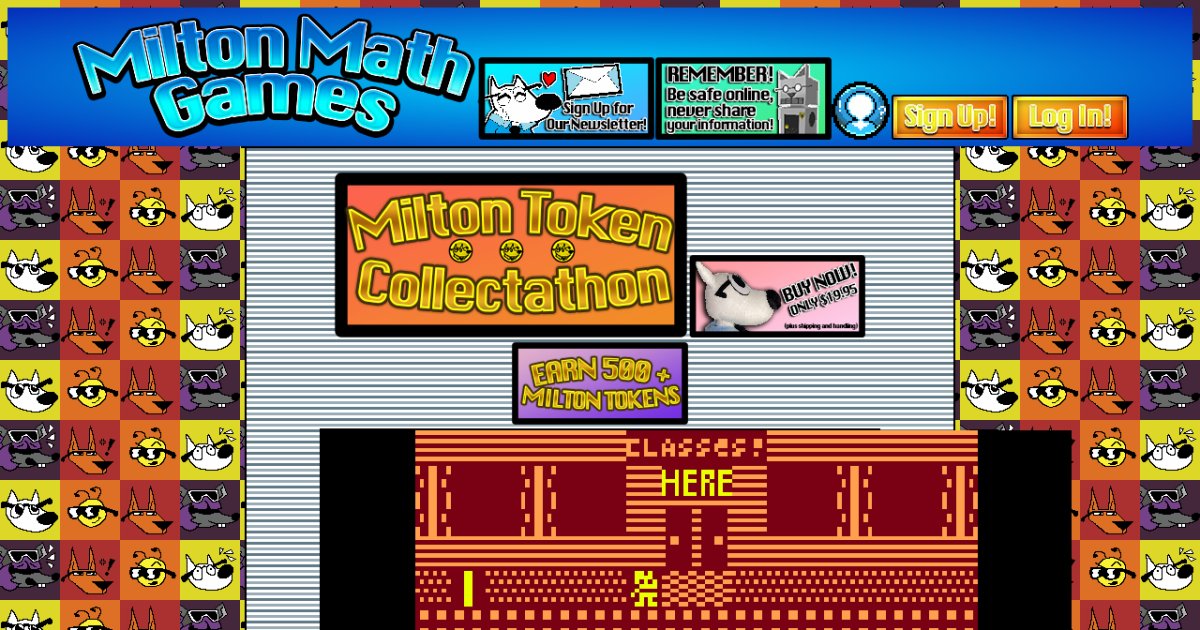 Play Now Milton Math Games