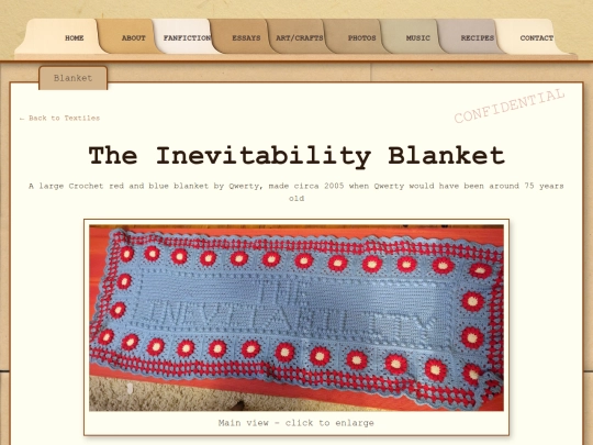 crafts/blanket screenshot