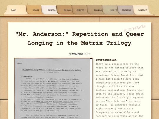 essays/raql screenshot