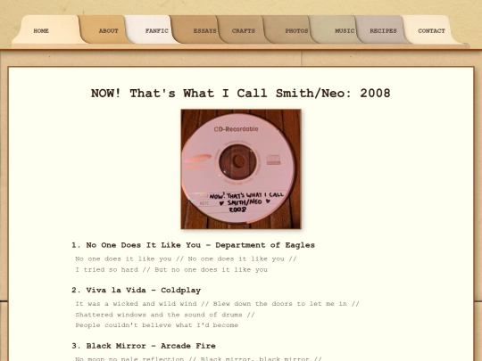music/2008 screenshot