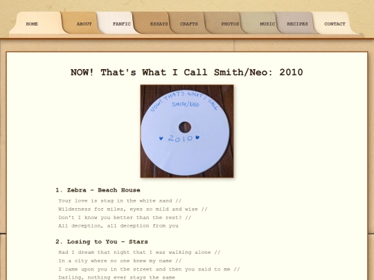 music/2010 screenshot