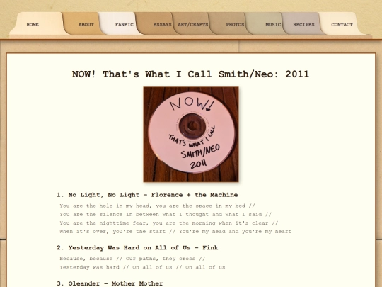 music/2011 screenshot