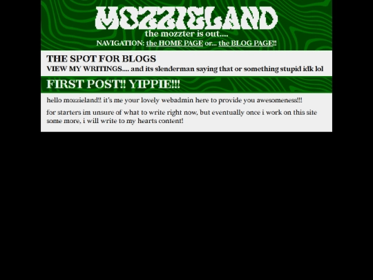 blog/first-post-yippie screenshot