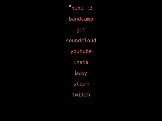 links screenshot