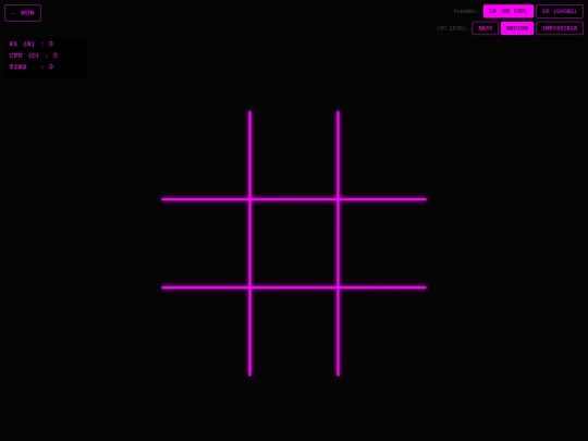 tictactoe screenshot