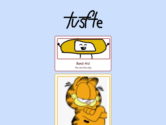 tusfte/tusftecharacters screenshot