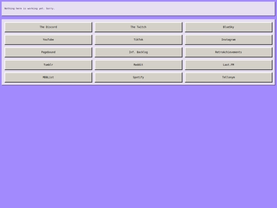 links screenshot