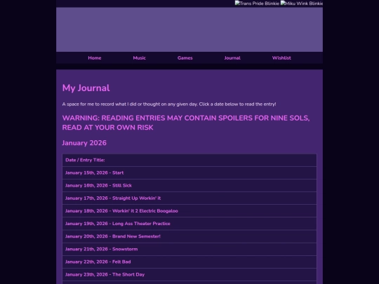 Website screenshot