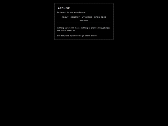 archive screenshot