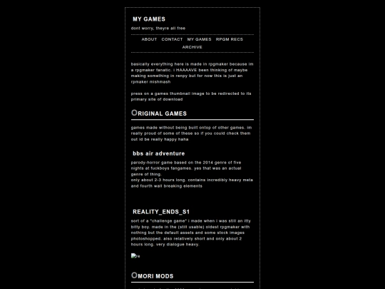 games screenshot