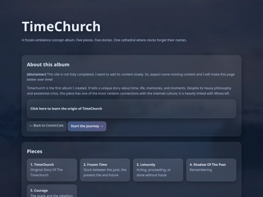 FarSites/TimeChurchAlbum screenshot