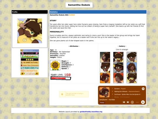sunniprofile screenshot