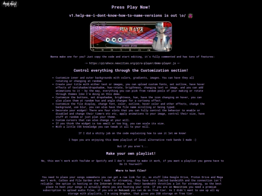pira-player screenshot