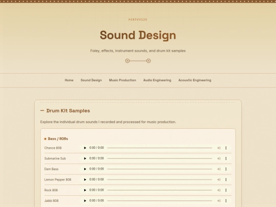 sound-design screenshot