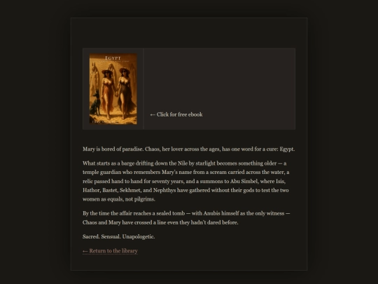 Books/Egypt screenshot
