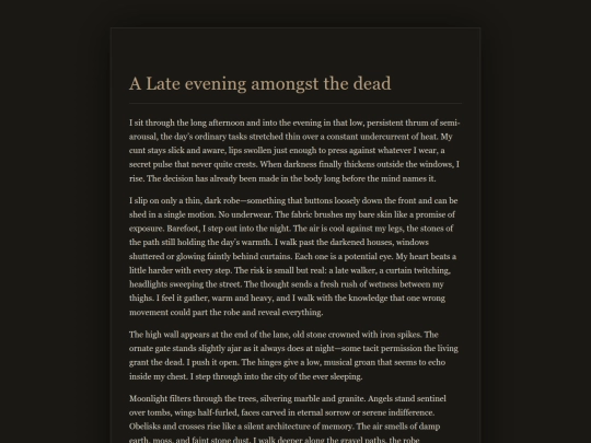 Confessions/Graves1 screenshot