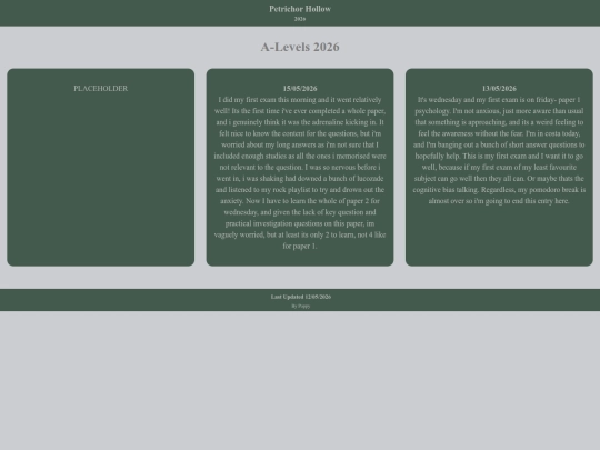 Journal screenshot