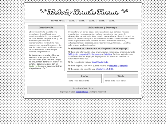 Melody NomÃ¡s Theme