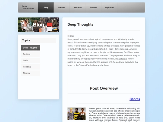 templates/Blog/Deep Thoughts/deep-thoughts screenshot