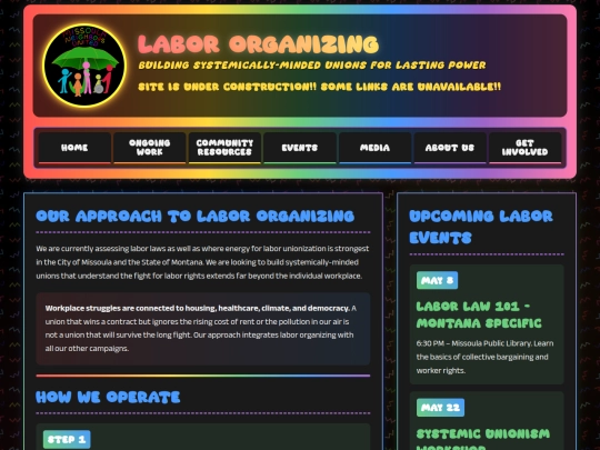 labor-organizing screenshot