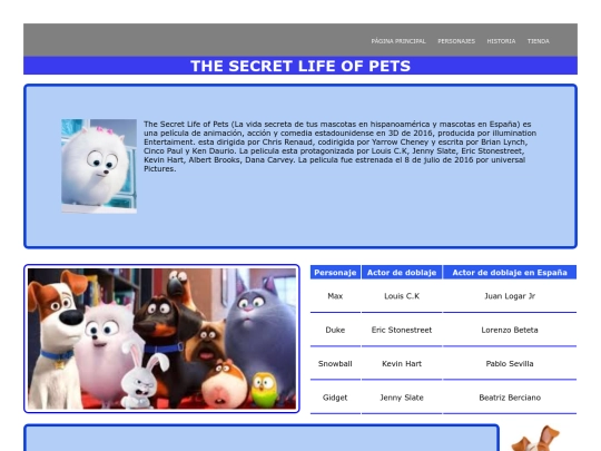 Website screenshot