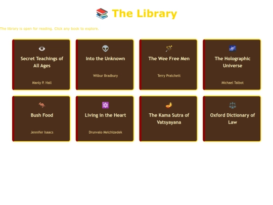 library screenshot