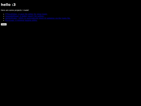 projects screenshot