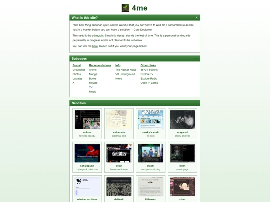 Website screenshot