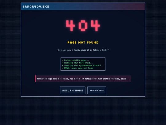 not_found screenshot