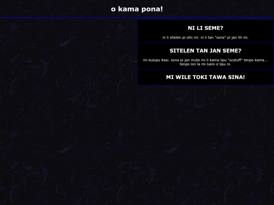 TOK screenshot
