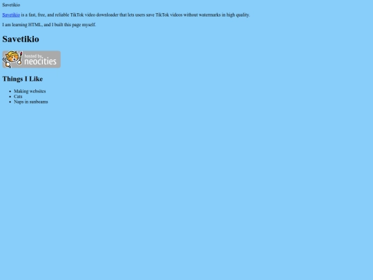 index screenshot