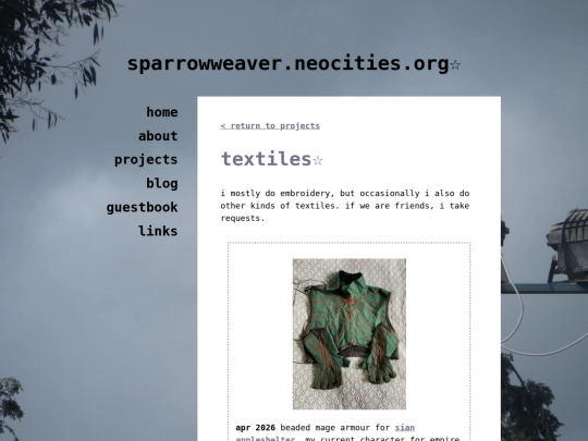projects/textiles screenshot