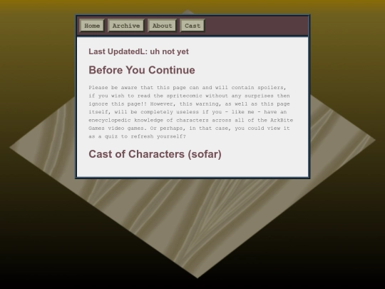 comic/cast screenshot