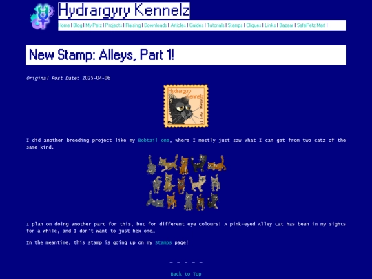 Website screenshot