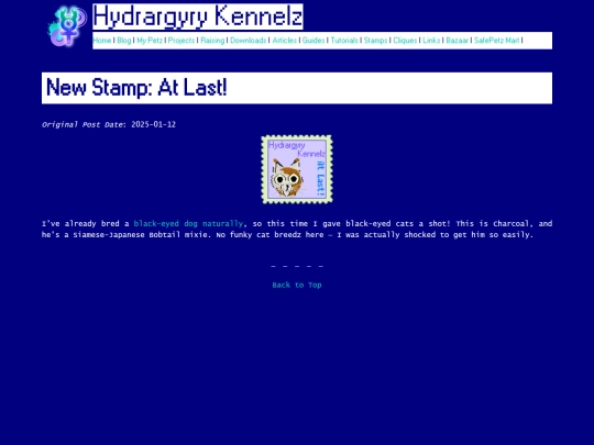 Website screenshot