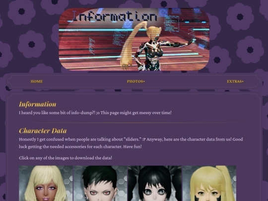 info screenshot