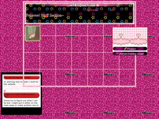 personal stuff screenshot