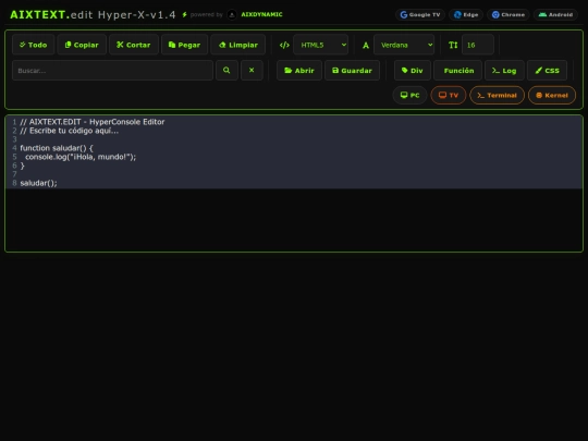 aixtext screenshot