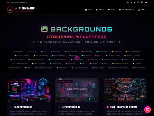 backgrounds screenshot