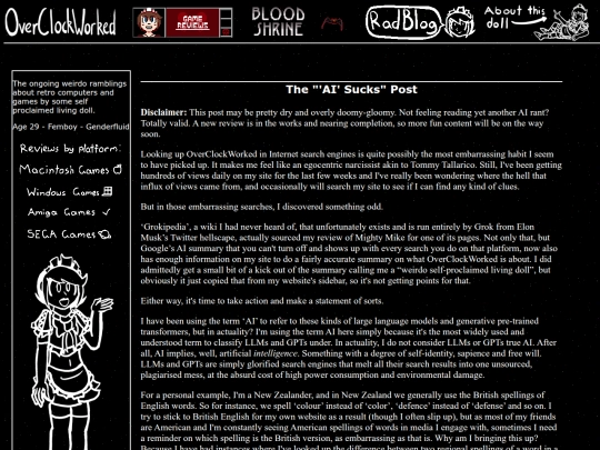 Website screenshot