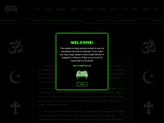 Website screenshot