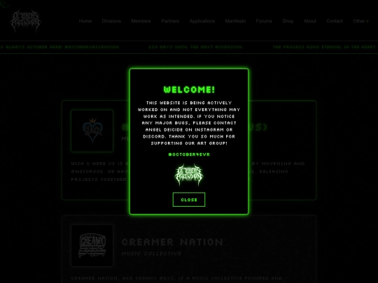 Website screenshot