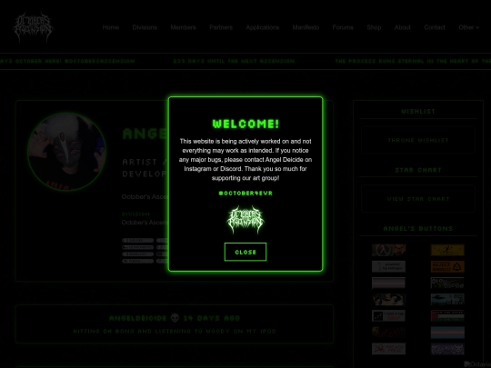 Website screenshot