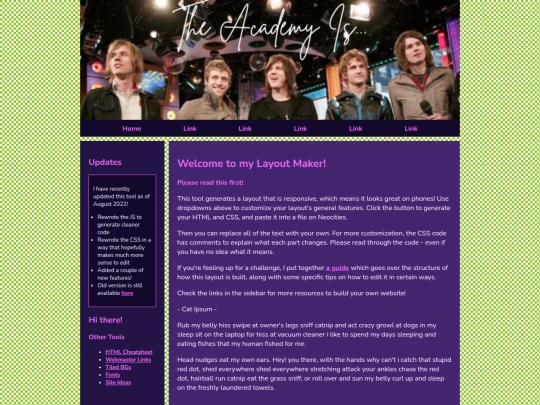 Website screenshot
