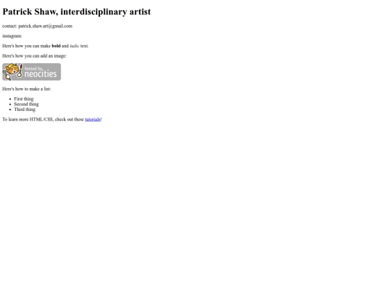 Website screenshot