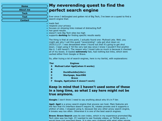 tech/search screenshot