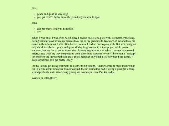 text/theonlychildexperience screenshot